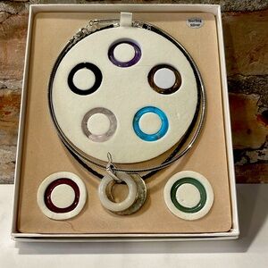 Colors of Life Stones, Sterling Silver